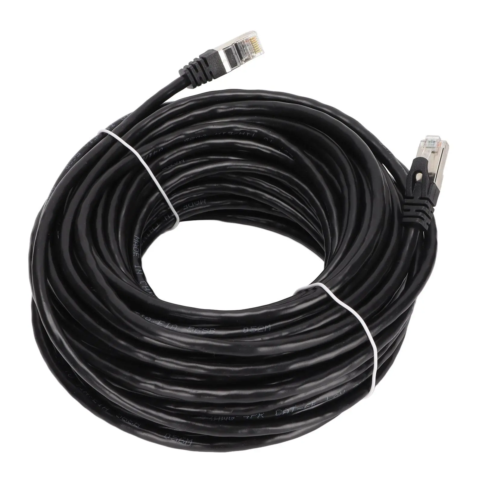 کابل شبکه Cat6 با جداکنندههای پلاستیکی داخلی و سیمهای رنگی