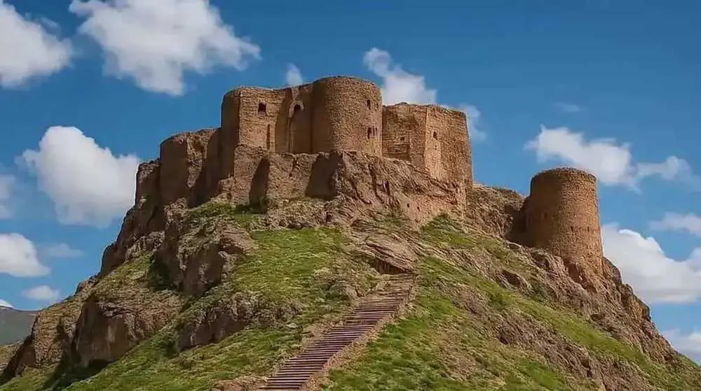 میدان نقش جهان و کاخ عالیقاپو از بیرون با معماری سنتی و گنبدهای زیبا
