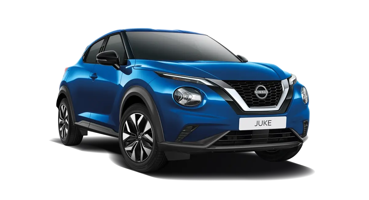 نمای جلو نیسان Juke با طراحی مدرن و نورهای LED