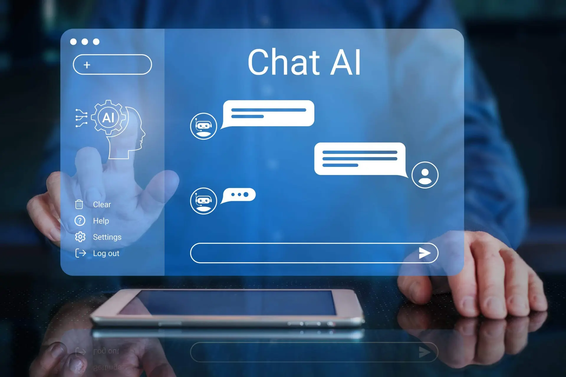 یک AI Agent در حال انجام تحلیل داده‌ها و تصمیم‌گیری مستقل