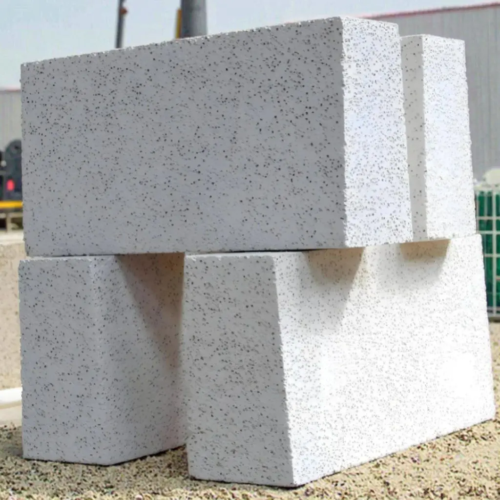 نمونه بلوک سبک گچ آئروکریت با سطح صاف و طراحی استاندارد برای دیوارهای داخلی و خارجی