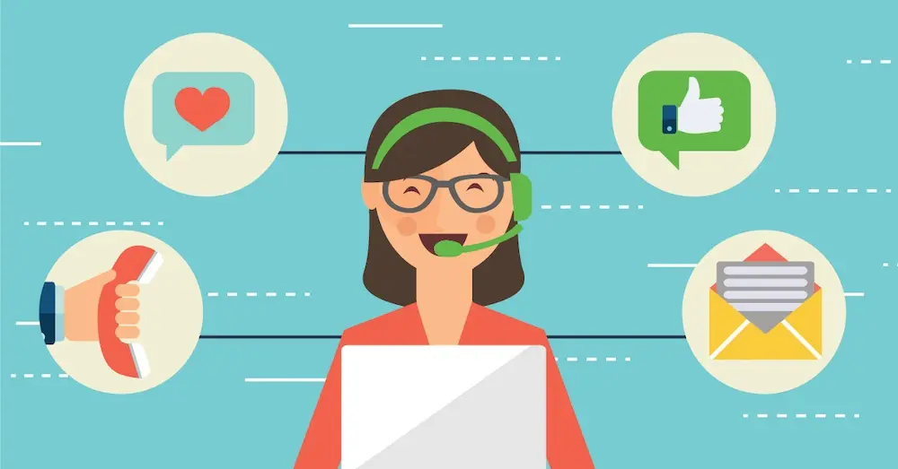 نمونه‌ای از پشتیبانی مشتری برای فروشگاه‌های آنلاین