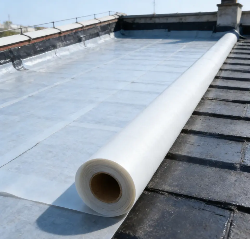 نمونه‌ای از ممبران PVC تک‌لایه با ضخامت مشخص