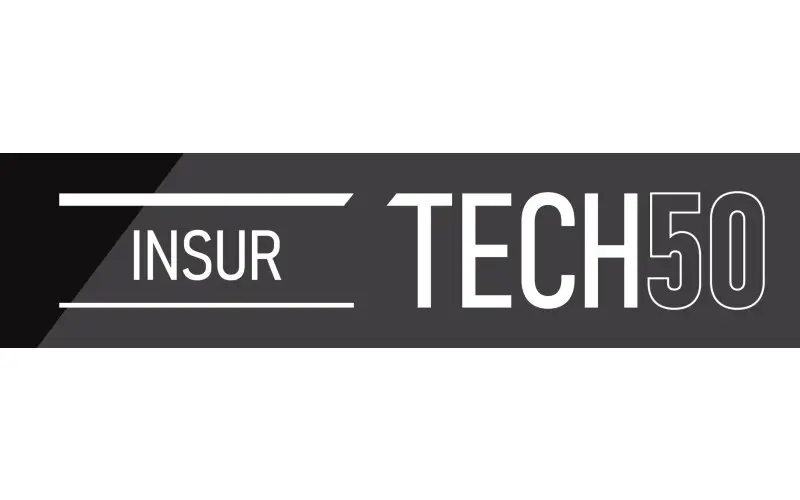 نماد فناوری بیمه یا InsurTech که نشان‌دهنده ادغام فناوری و صنعت بیمه است