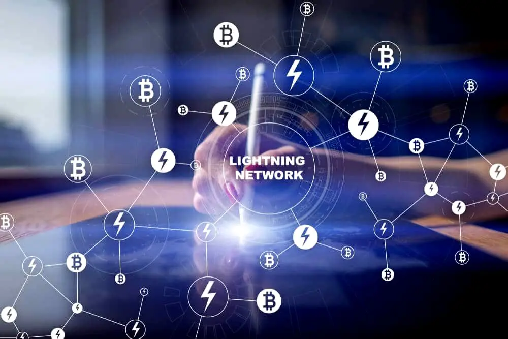 نمودار ساده شبکه لایتنینگ و کانالهای پرداخت میانبر آن