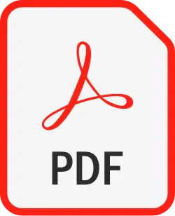 آیکون ساده و مدرن فرمت فایل PDF