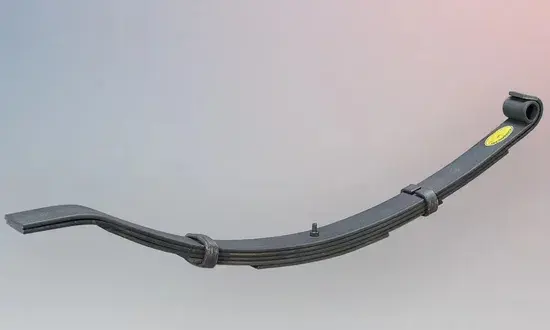 فنر برگ پارابولیک در سیستم تعلیق خودرو با طراحی منحنی مشخص