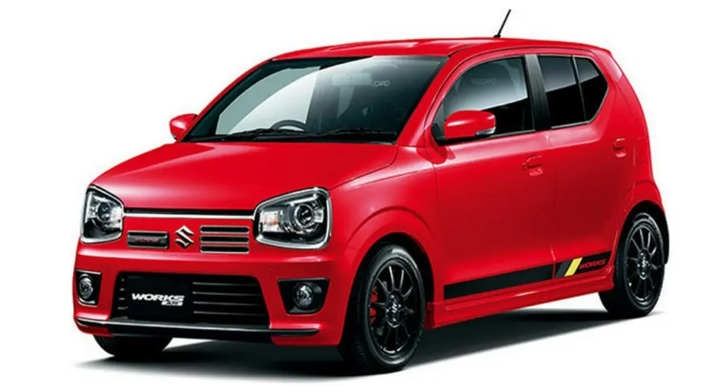 پیشینهٔ طراحی جلو Suzuki Alto Works با چراغ‌های جدید و گریدیل اصلاح‌شده