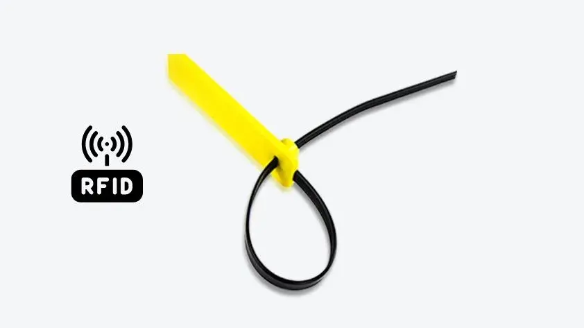 برچسب RFID متصل به کابل و استفاده شده در سیستم‌های صنعتی