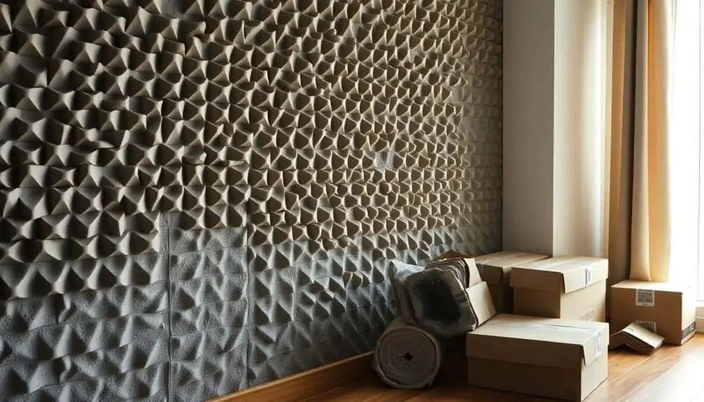 نصب عایق صوتی در دیوارهای اتاق خواب برای کاهش سروصداهای خارجی