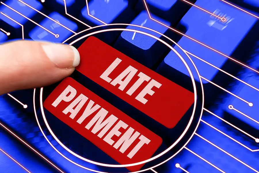 یک نمونه یادآوری پرداخت با متن واضح و حرفهای