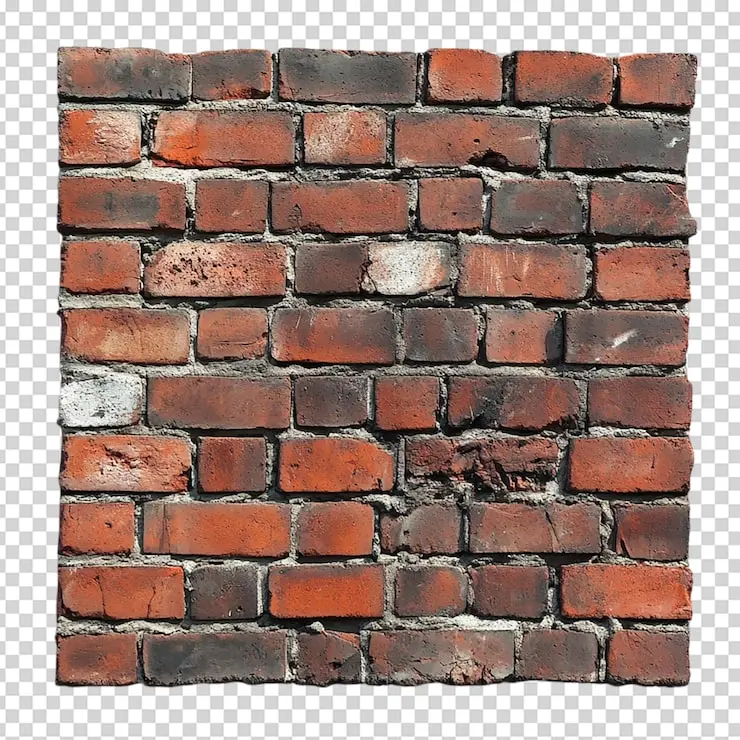 دیوار ساخته شده با آجر ماشینی با دقت ابعاد و سطح صاف