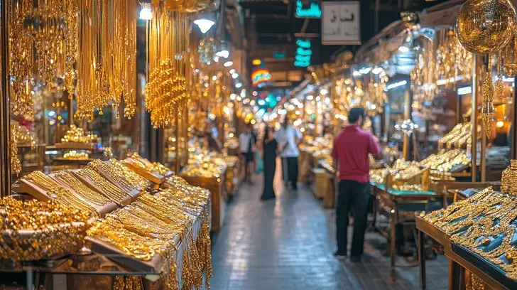 مردم در بازار طلا با خرید و فروش فعال