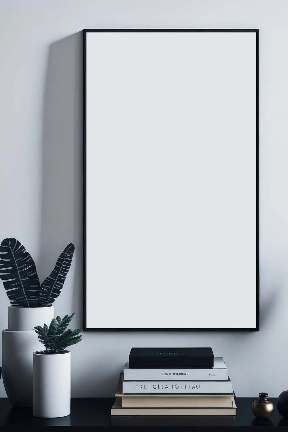 قاب شیشه‌ای با طراحی مدرن برای نگهداری پوسترهای هنری