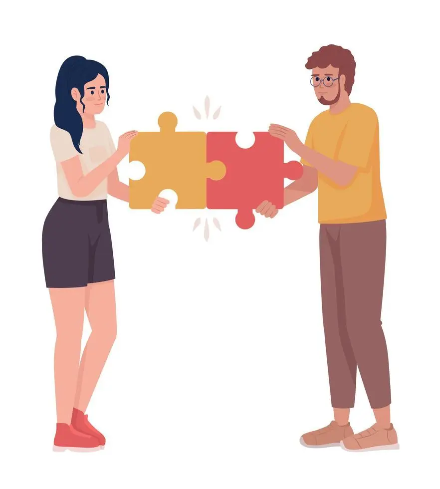 یک زوج در حال بهبود رابطه با حمایت از یکدیگر در یک محیط ساده و آرام