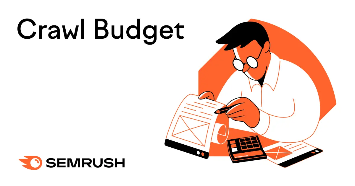 نمودار ساده‌ای از نحوه تقسیم Crawl Budget بین صفحات مختلف یک سایت