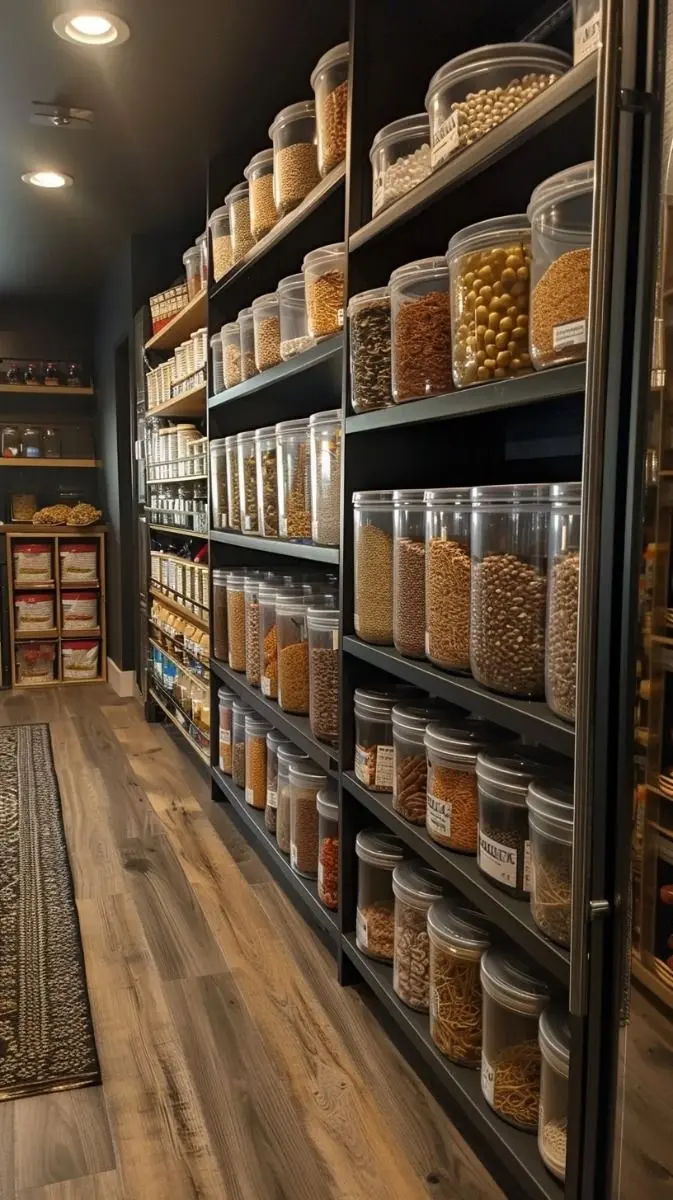 مواد غذایی در یخچال با درپوش مناسب