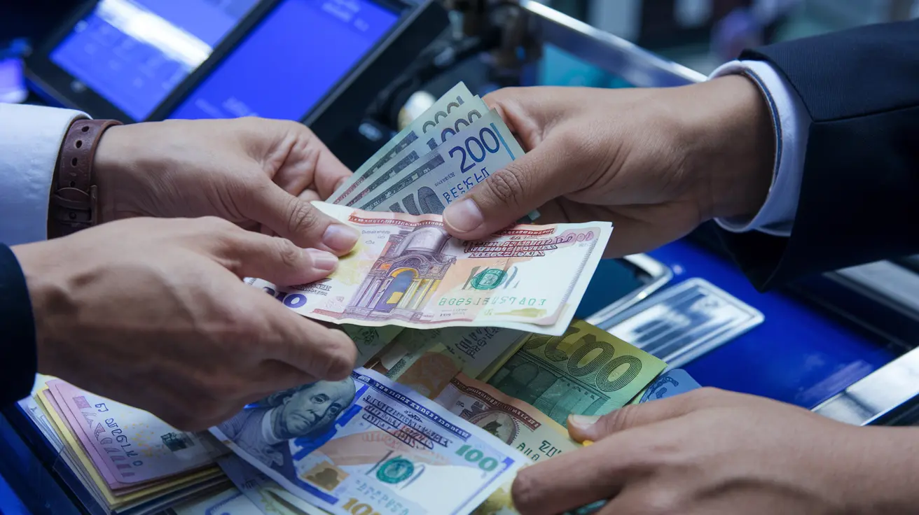 نمودار تغییرات نرخ ارز در بازارهای جهانی
