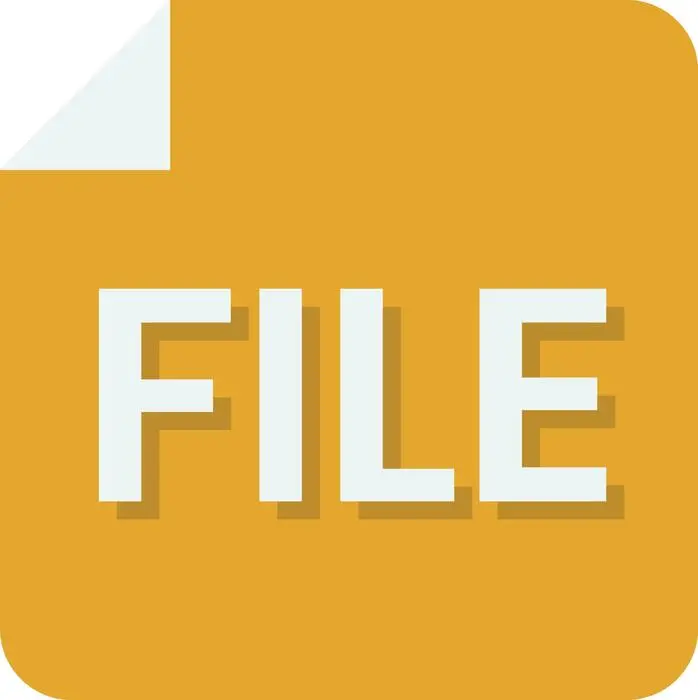 نمای گرافیکی یک فایل پیکربندی در سبک مینیمال