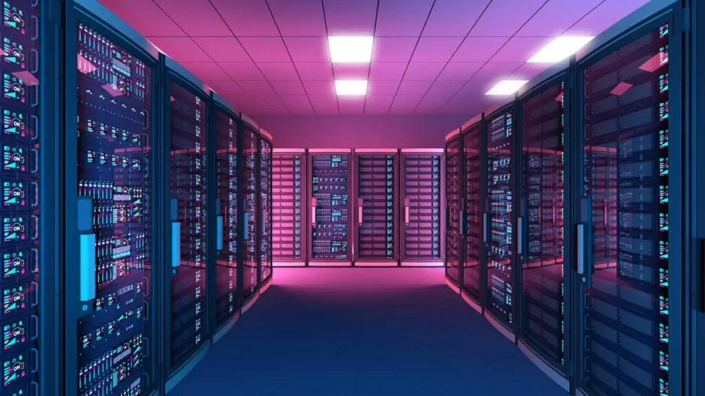 تیمی از متخصصان IT در حال بررسی دادههای مانیتورینگ سرور برای پیشبینی خرابی
