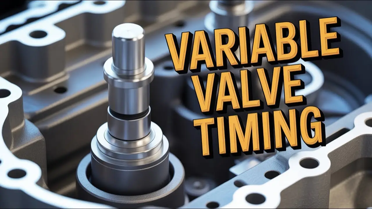 موتور مدرن با سیستم VVT و قطعات مرتبط