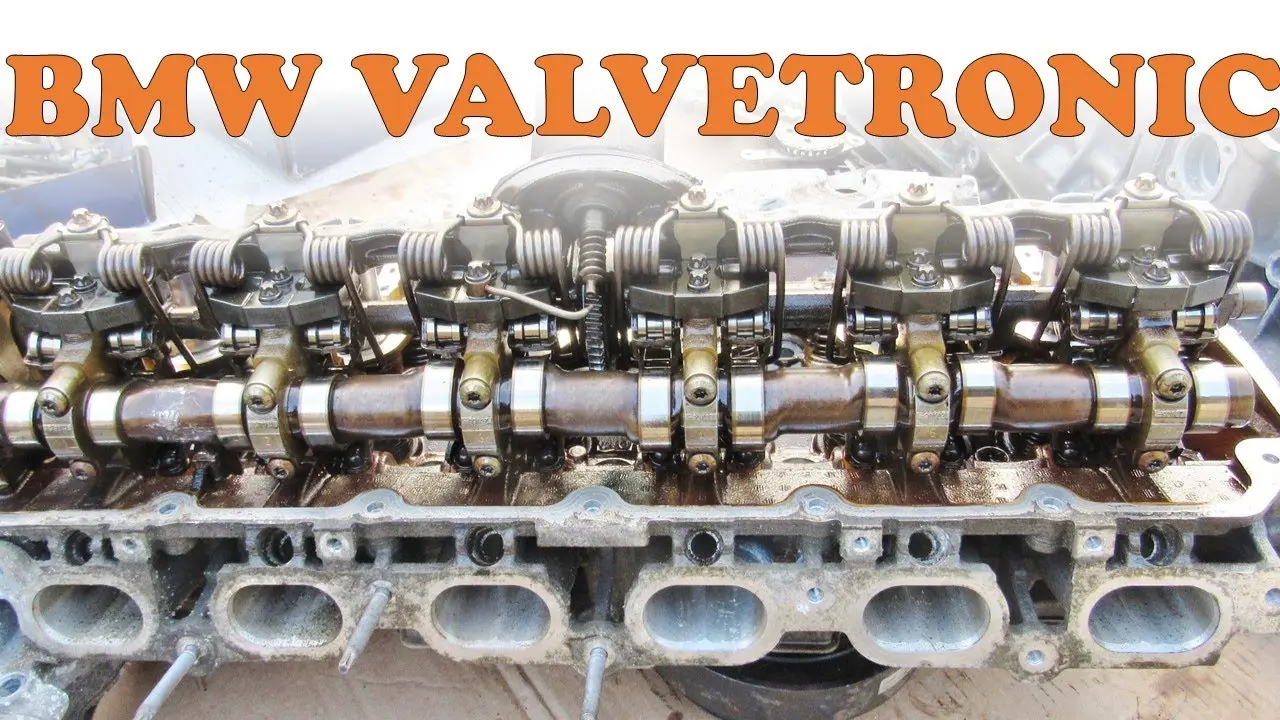 نمای کلی موتور با سیستم Valvetronic و مکانیزمهای کنترل الکترونیکی