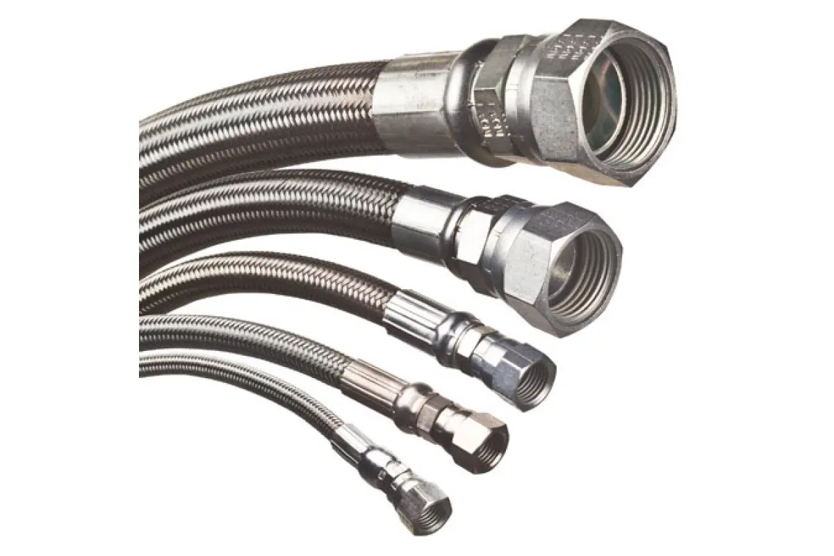 نمونه لایه داخلی شلنگ هیدرولیک با پوشش PTFE