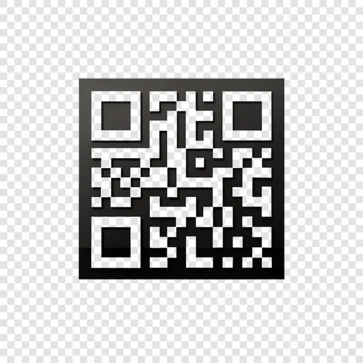 یک کد QR واقعی که برای دسترسی به اطلاعات امن استفاده میشود