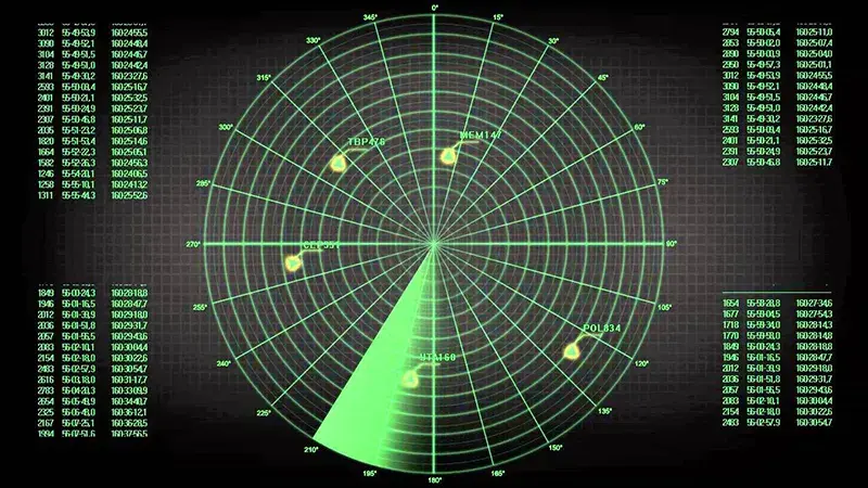سیستم رادار در حال تشخیص حرکات ریز تنفس با تنظیمات دقیق
