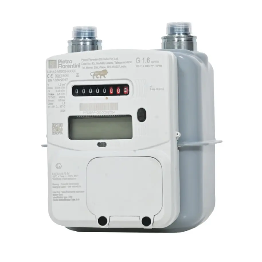 نمونه کنتور گاز مدرن با طراحی مناسب برای نصب در ساختمان
