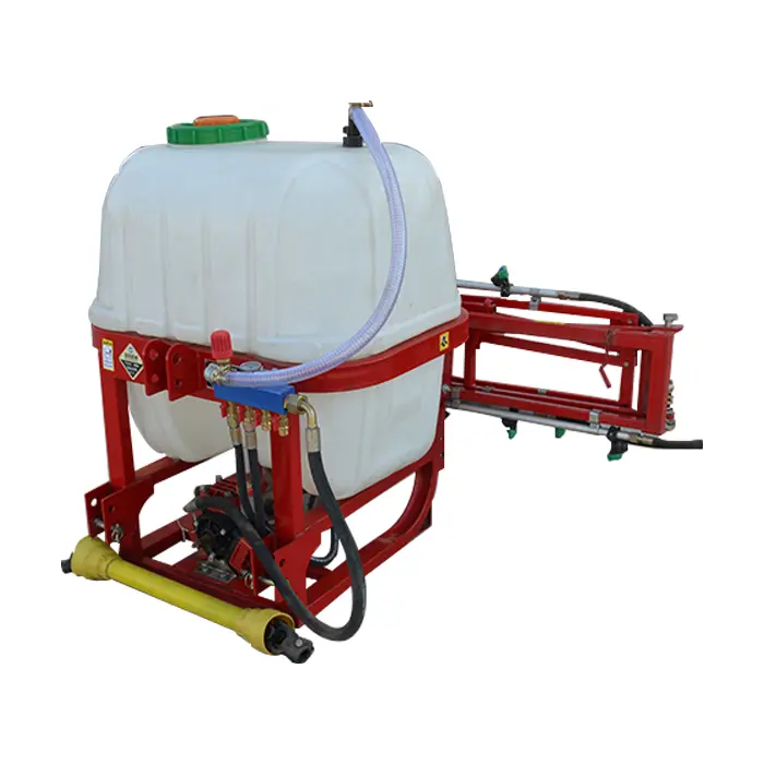 سمپاش پشت تractor با سیستم Boom برای پخش یکنواخت سموم در زمینهای بزرگ