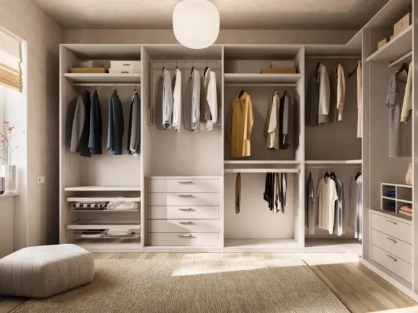 کابینت ممبران با نورپردازی داخلی و طراحی مدرن