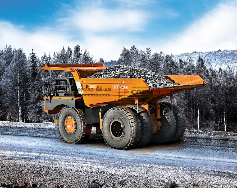 بررسی Hitachi EH3500 (هیتاچی EH3500)؛ مشخصات فنی دامپتراک