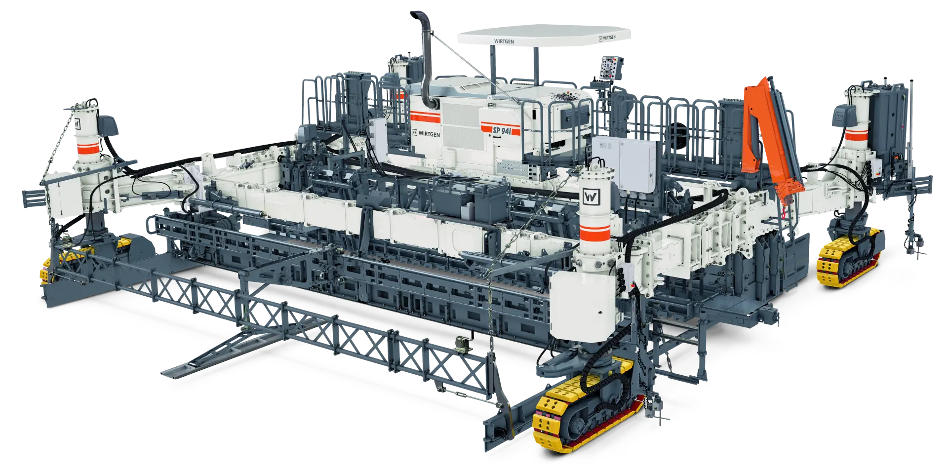بررسی Wirtgen SP 94i (ویرتگن SP 94i)؛ مشخصات فنی دستگاه بتن‌ریزی