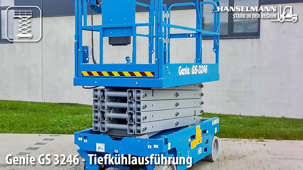 بررسی Genie GS-3246 (جینی GS-3246)؛ مشخصات فنی بالابر قیچی