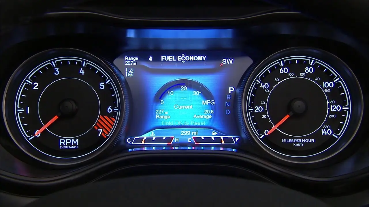 صفحه کیلومتر — Instrument Cluster