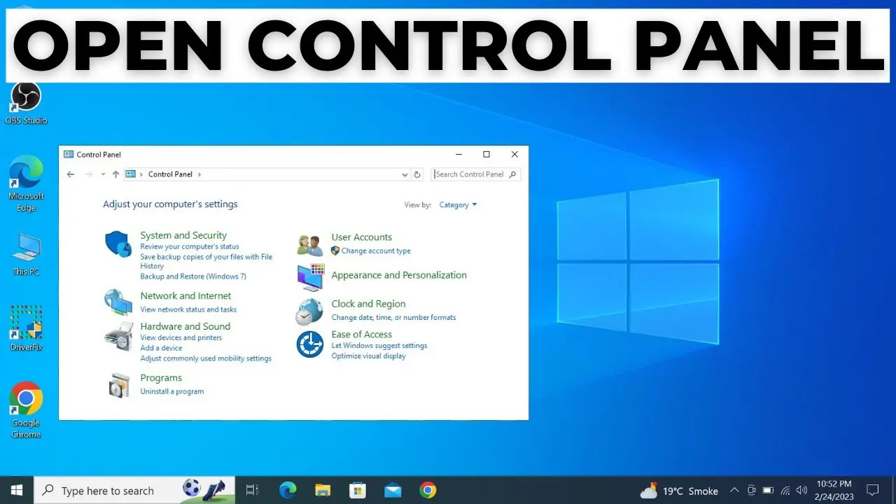 پنل کنترل — Control Panel